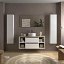 Mueble de baño sobre encimera Bequia Plus Metal suspendido 2 cajones 4 huecos blanco mate 120cm de Salgar